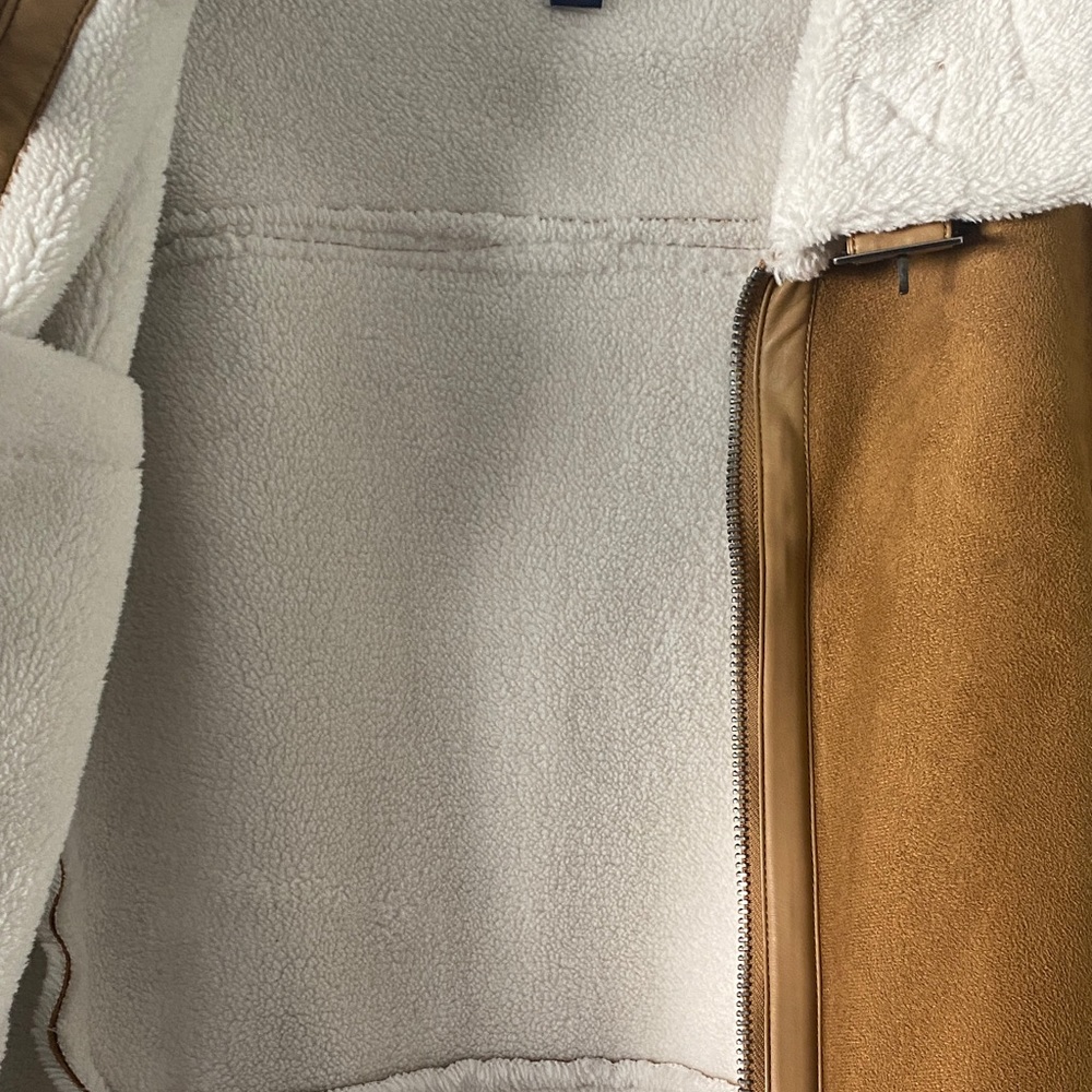 Universal Thread Tan Teddy Jacket - image 5